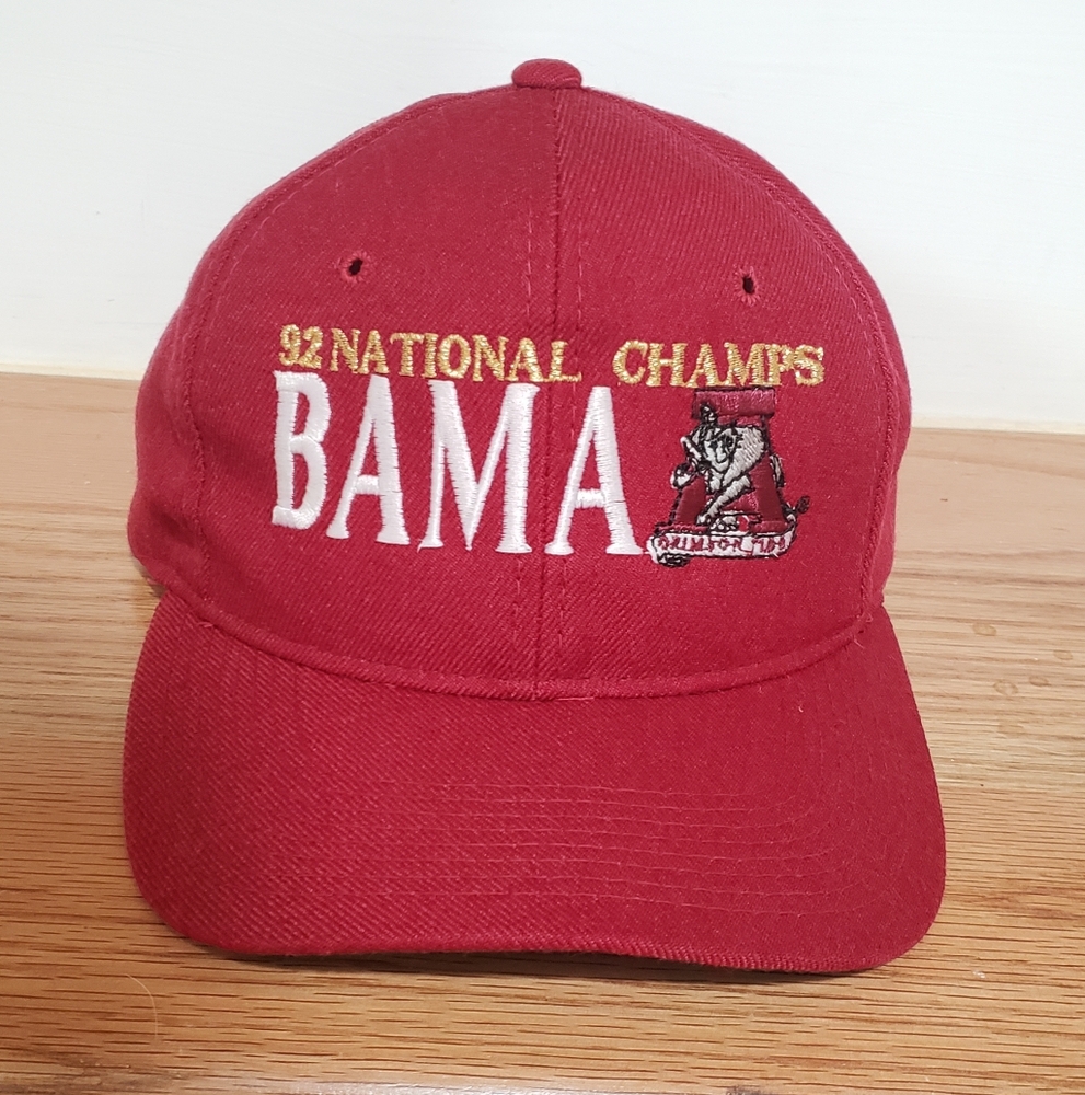 VUC The Game Alabama Crimson Tide Vintage Snapback Hat 1992 Champs